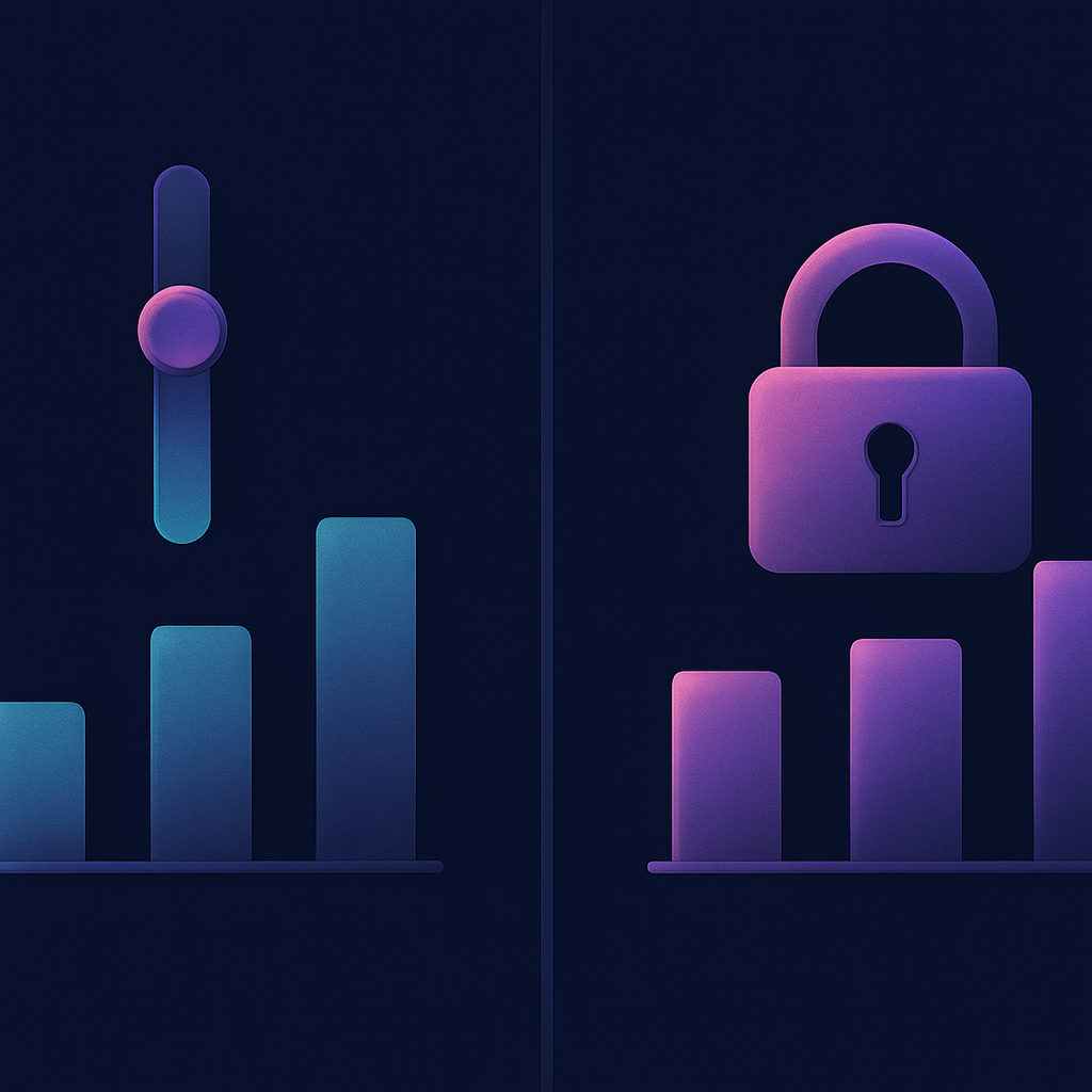 Side-by-side illustration contrasting consumption and subscription pricing models