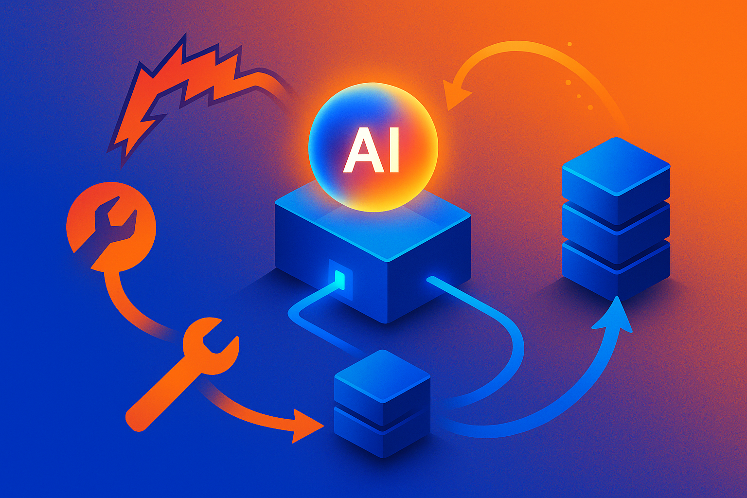 Vector diagram of four distinct attack vectors converging on an AI agent via an MCP gateway